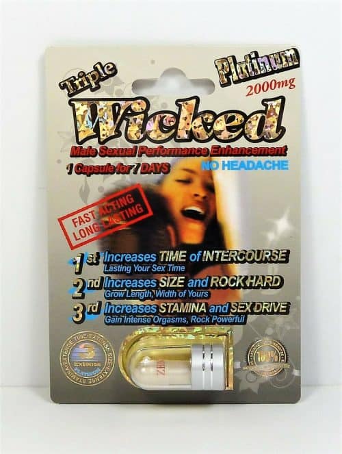 2000mg Wick,ed., '.Platinum.' 6 Pack