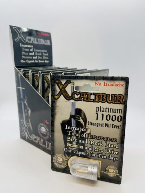 Box of 24 Pills Xcalibur Platinum 11000 Male Sexual Performance Enhancement Pill!