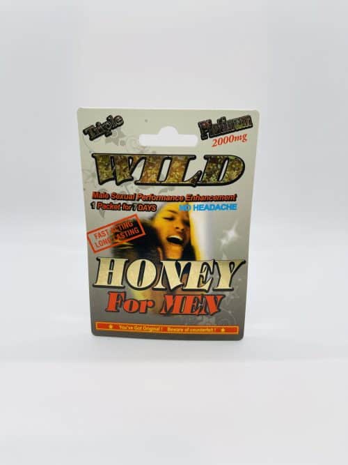 Triplle WIL,D 2000 mg Honey For Men 6 Pack Deal