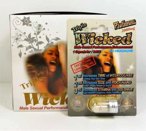 2000mg Wick,ed., '.Platinum.' 6 Pack