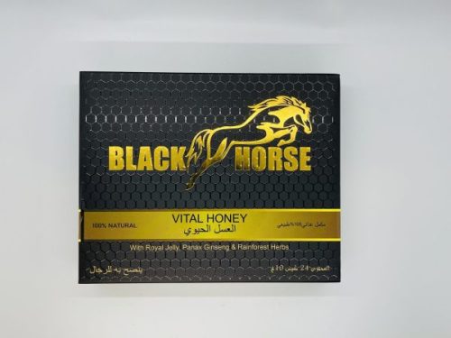 Original Black .,Horse,. Vital., Honey 10g x 24 sachets for Male Enhancement
