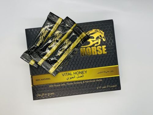 Original Black .,Horse,. Vital., Honey 10g x 24 sachets for Male Enhancement