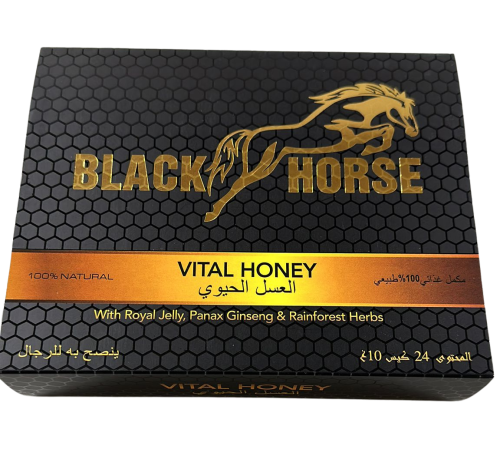 Original Black .,Horse,. Vital., Honey 10g x 24 sachets for Male Enhancement