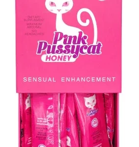 Pink Pussycat: Female Enhancement Honey Sachet Gift Box Of 12