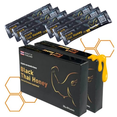 10Pcs Black Thai Honey - 20g